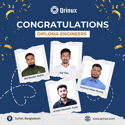 Congratulations Social Media Poster branding graphic design