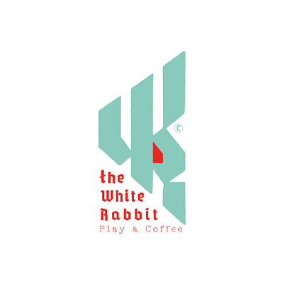 WHITE RABBIT - Playful Coffee branding graphic design icon logo