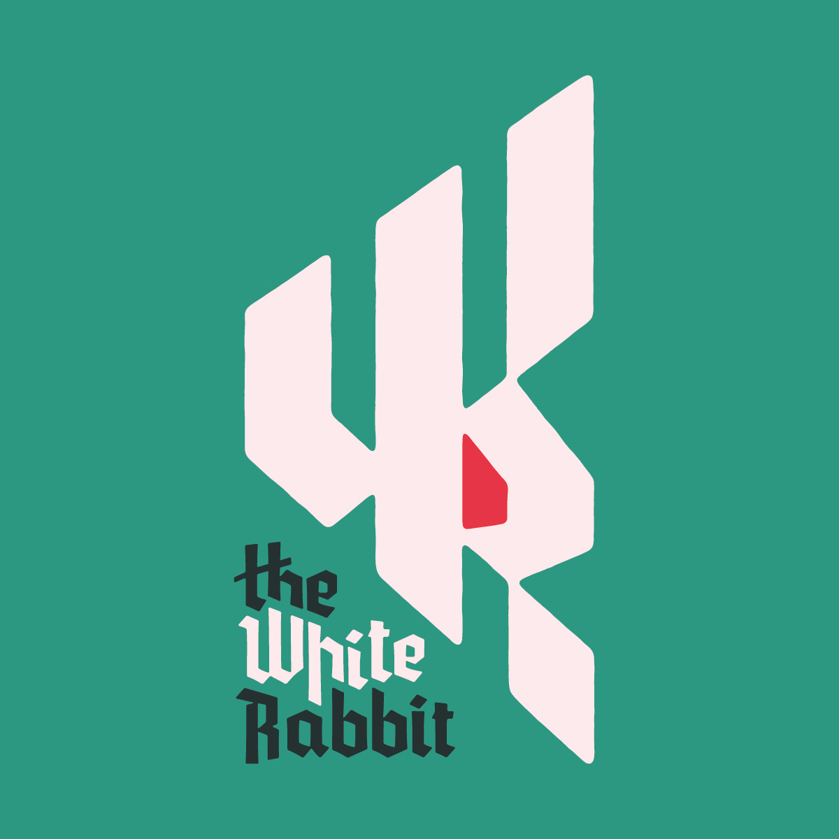 WHITE RABBIT - Playful Coffee branding graphic design icon logo
