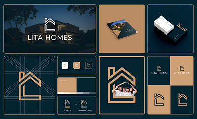 Lita Homes- Logo & Branding Design b2b brandidentity branding business businesslogo constructionbusiness creative design graphic design homelogo houselogo illustration logo property propertybusiness realestate realestatebusiness realestatelogo ui vector