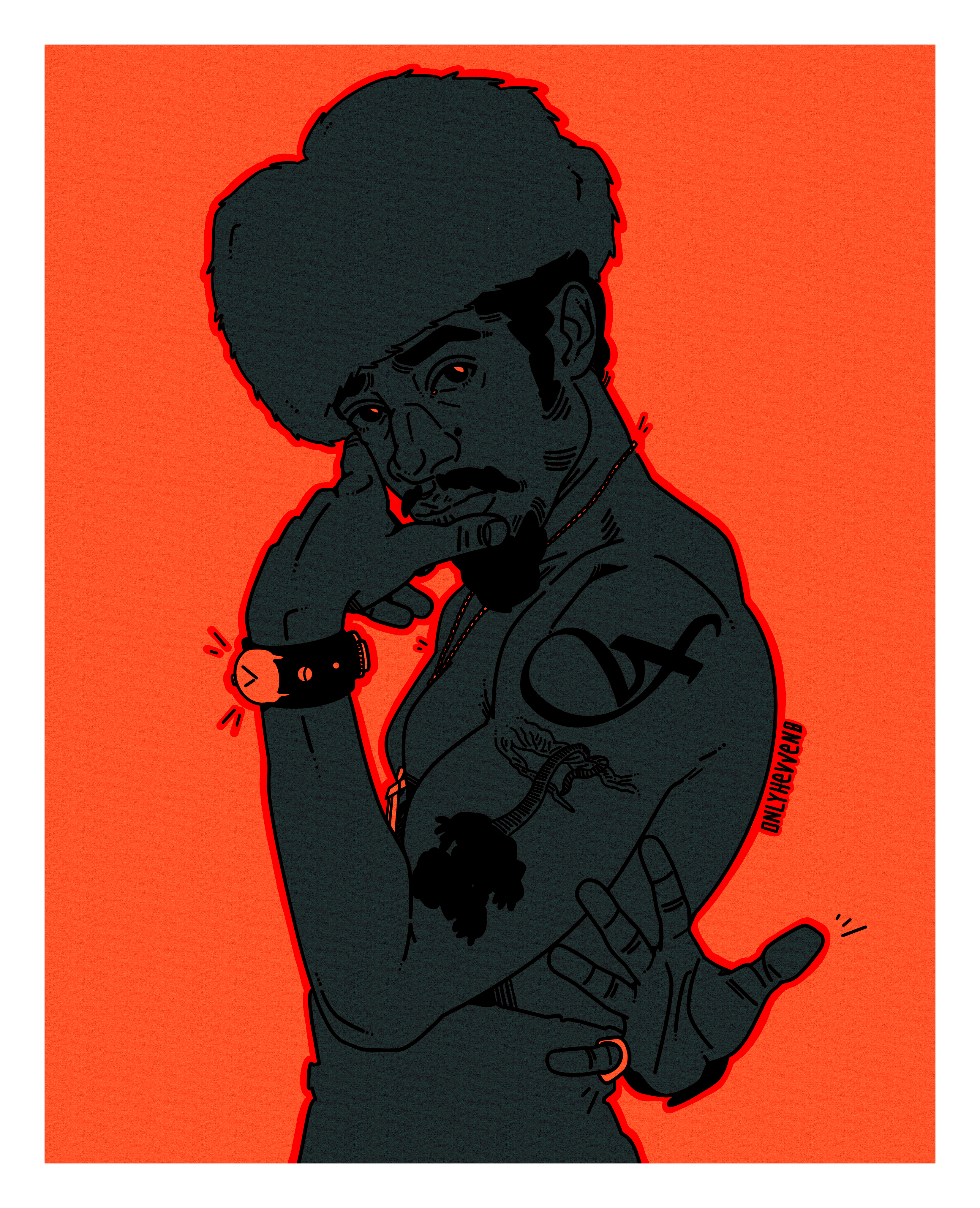 I am for REEAL design graphic design hip hop illustration ipad pro procreate