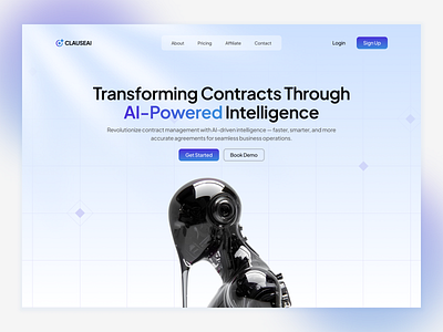 AI Contract Automation - Hero Section Web Design ai creativedesign design designdaily designinspiration dribbbleshot figmadesign graphic design herosection illustration landingpage minimaldesign moderndesign startupdesign ui uiux uiuxdesign webapp webdesign webdeveloper