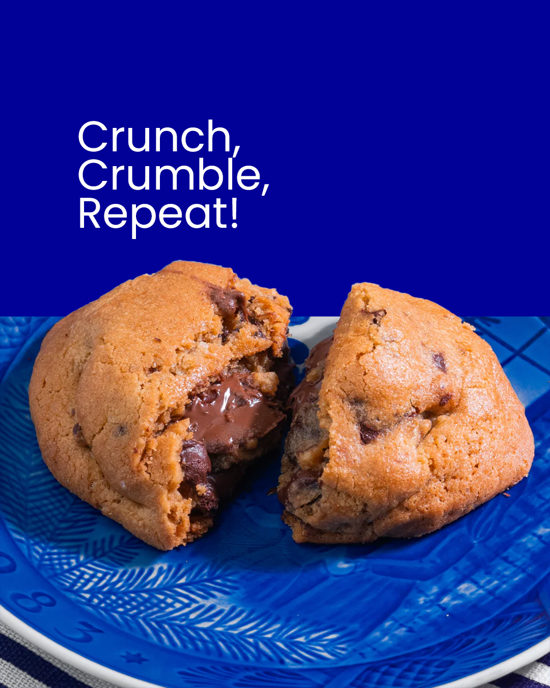 Crumble Cookies Ad Creative cookies crumble cookies ad creative modern design social media design