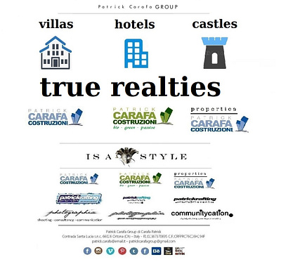 REALTIES. brand brandidentity branding building buildingconstruction castle construction design graphic design home house identity illustration image logo realestate realties realty resort villa