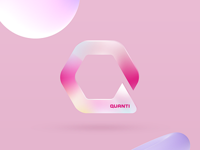 Quanti: new brand for technology company branding design development graphic design hardware identity design letter logo logo design mark q software symbol technology