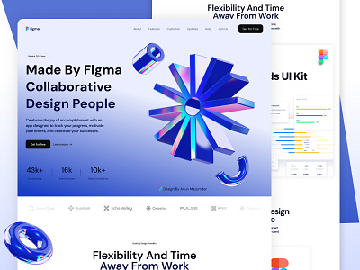 Figma Collaborative Website pages