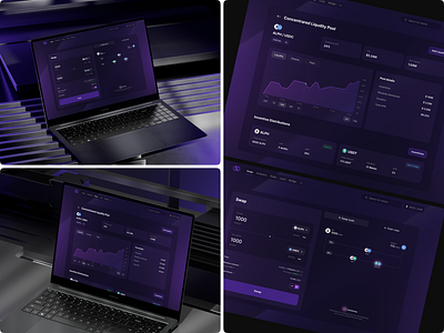 Elevate Trading: A Crypto Experience app crypto crypto wallet cryptocurrencies desktop crypto gradients product design purple purple gradients ui user centered ux uxui design