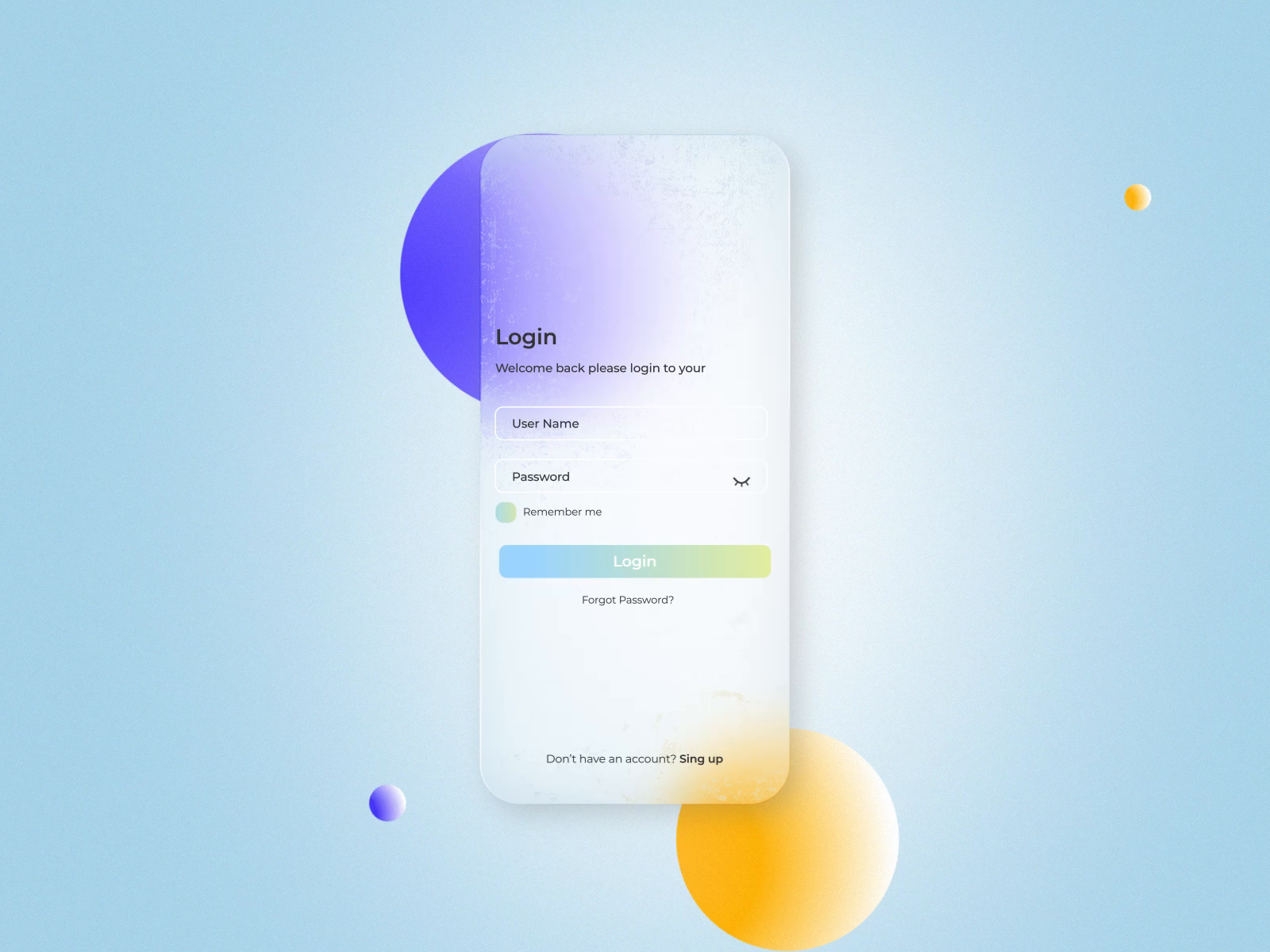 Login Form Prototype by Sergushkin.com for Sergushkin.com on Dribbble