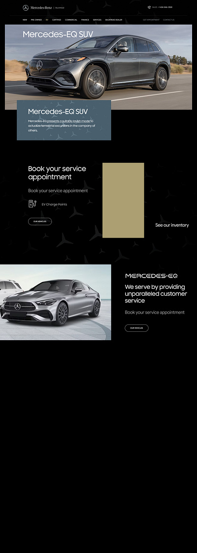 Mercedes Benz of Buckhead Dealer Official Website atlanta automobile buckhead design eqb mercedes ui ux