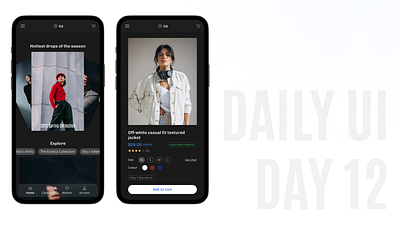 E-Commerce App Concept app dailyui design fashion ui ux
