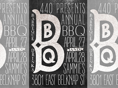 BBQ Poster bbq black and white branding design graphic design logo logo design