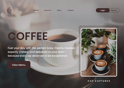 ☕ Caffinity – A Cozy Café Experience cafevibes caféwebsite coffeelovers creativeui designinspiration designtrends landingpage minimaldesign moderndesign showcasewebsite uidesign uxdesign visualdesign webdesign webexperience