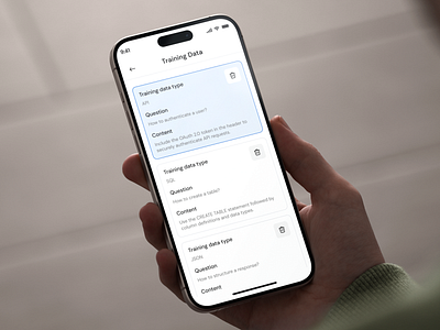 Training data ai appdesign databasedesign datascience datavisualization fintech machinelearning minimaldesign mobileapp postgresql snowflake sql sqlite tech ui uidesign ux uxdesign