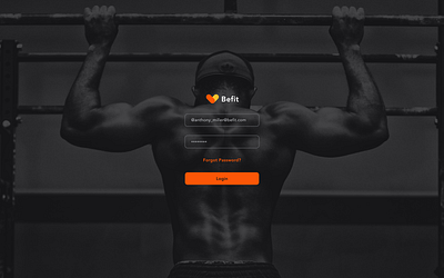 Befit 💪 UI Design branding fitness gym logo ui ux workout