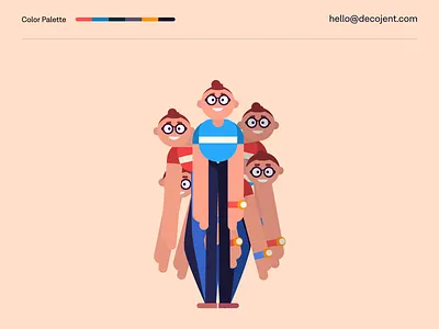 Dancing Character Animation 2d after effects animation character design design digital art fun graphic design illustration logo design interaction loop motion design motion graphics ui ui animation uiux visual identity website design