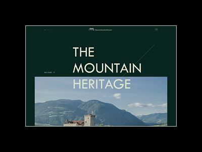 Educational project. The Mountain Heritage ui