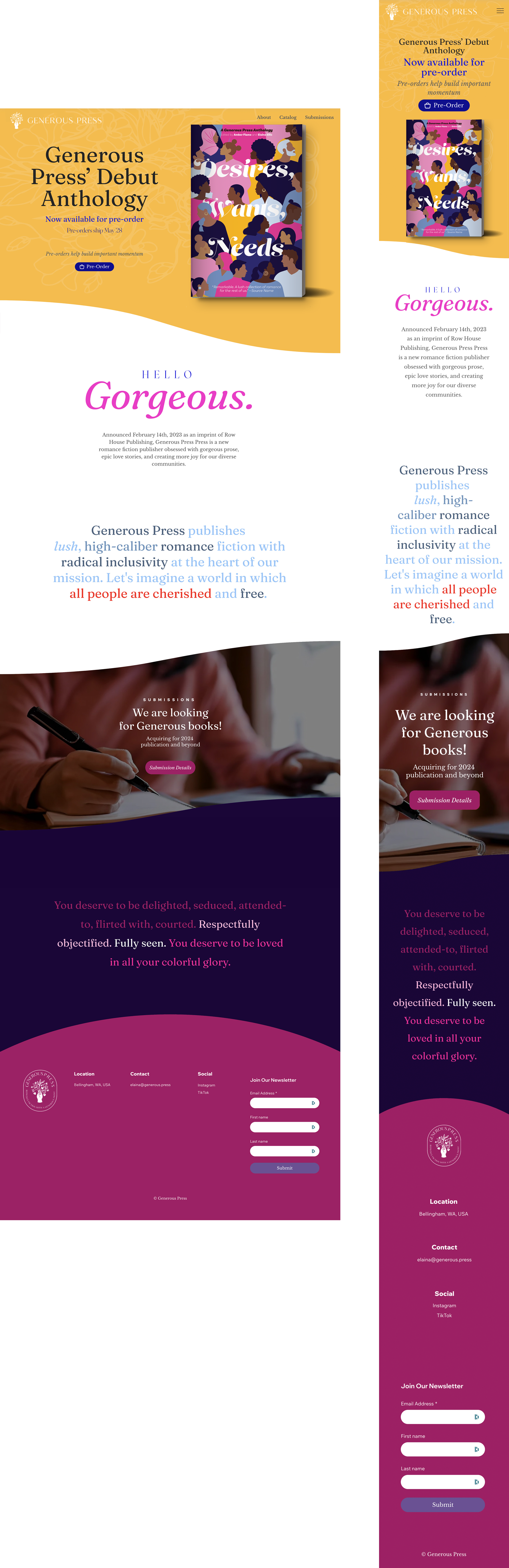 Example of Website Design