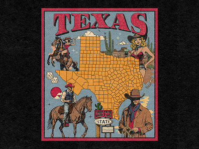 Texas branding bucking bronco cactus country music cowboy cowboy country cowgirl desert design giddy up graphic design horse illustration old west spur texas vintage cowboy vintage sign western yeehaw