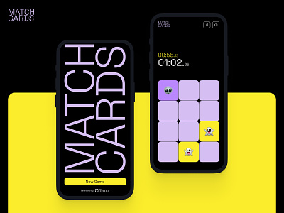 Match Cards game: Case study app app design app development branding game game design minimal progressive web app pwa ui ui kit ux uxui web app web app development web application
