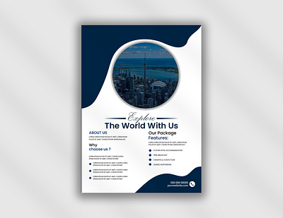 Flyer design for travel agency agency creative design creative flyer design flyer flyer design graphic design graphic designer poster design travel agency travel flyer