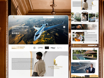 A Luxury Lifestyle Newsletter Website Design branding design designinspiration dribbbledesign elegantdesign figma landing page luxurydesign luxurylifestyle minimal modernweb newsletterdesign premiumdesign typography ui userexperience web website