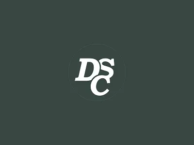 DSC letter Logo . alphabet logo art branding concept creative d logo ds dsc dsc logo graphic design letter logo logo logo design logomark logos minimal logo simple ui vector wordmark