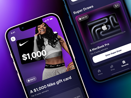 Super Draw in Sweatcoin app