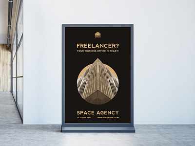 Space Agency - Poster Design branding design graphic design logo logo design poster design print vector