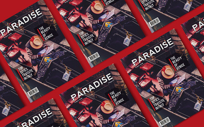 Paradise Magazine branding design graphic design magazine design paradise print vector