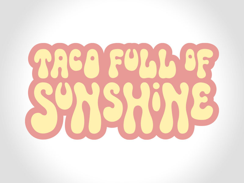 Caliray sticker beauty brand branding california graphic design hand lettering hippie lettering retro type sticker design typography vector