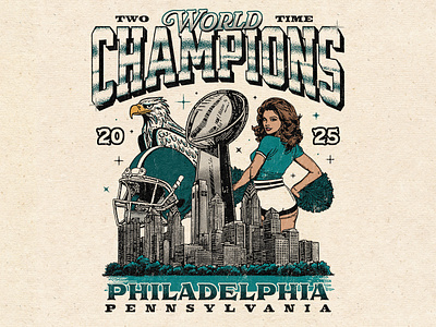 Philadelphia Eagles Design american football branding champions cheerleader design eagles football graphic design illustration jalen hurts merchandise nfl philadelphia eagles saquon barkley sports super bowl t shirt design vector