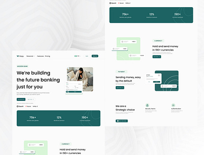 Finzo Landing page ui