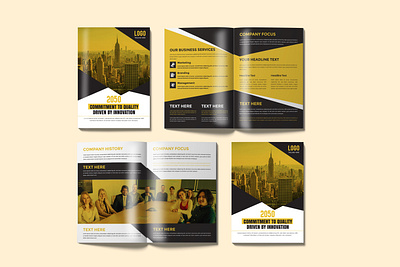 8-Page Company Profile/Brochure/Catalogue Design 16 pages brochure a4 annual report booklet branding brochure business business identity catalog catalog cover company portfolio design flyer information magazine marketing poster print ready report stationary