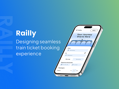 Train ticket booking app graphic design mobile ui uiux ux