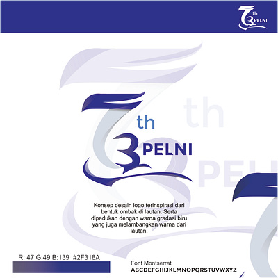 PT. PELNI Anniversary 73 th adobeillustrator anniversary anniversarylogo branding coreldraw design graphic design illustration logo logodesign pelni vector