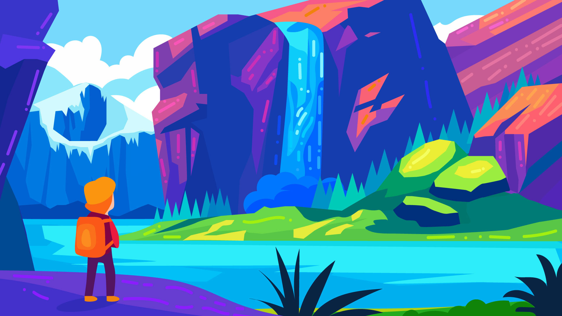 Example of Minimal Illustration From Mind To Visual