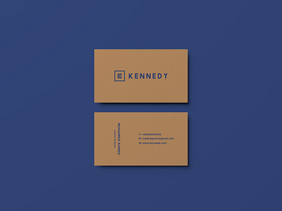 Kennedy - Business Cards branding business cards design graphic design logo logo design print vector