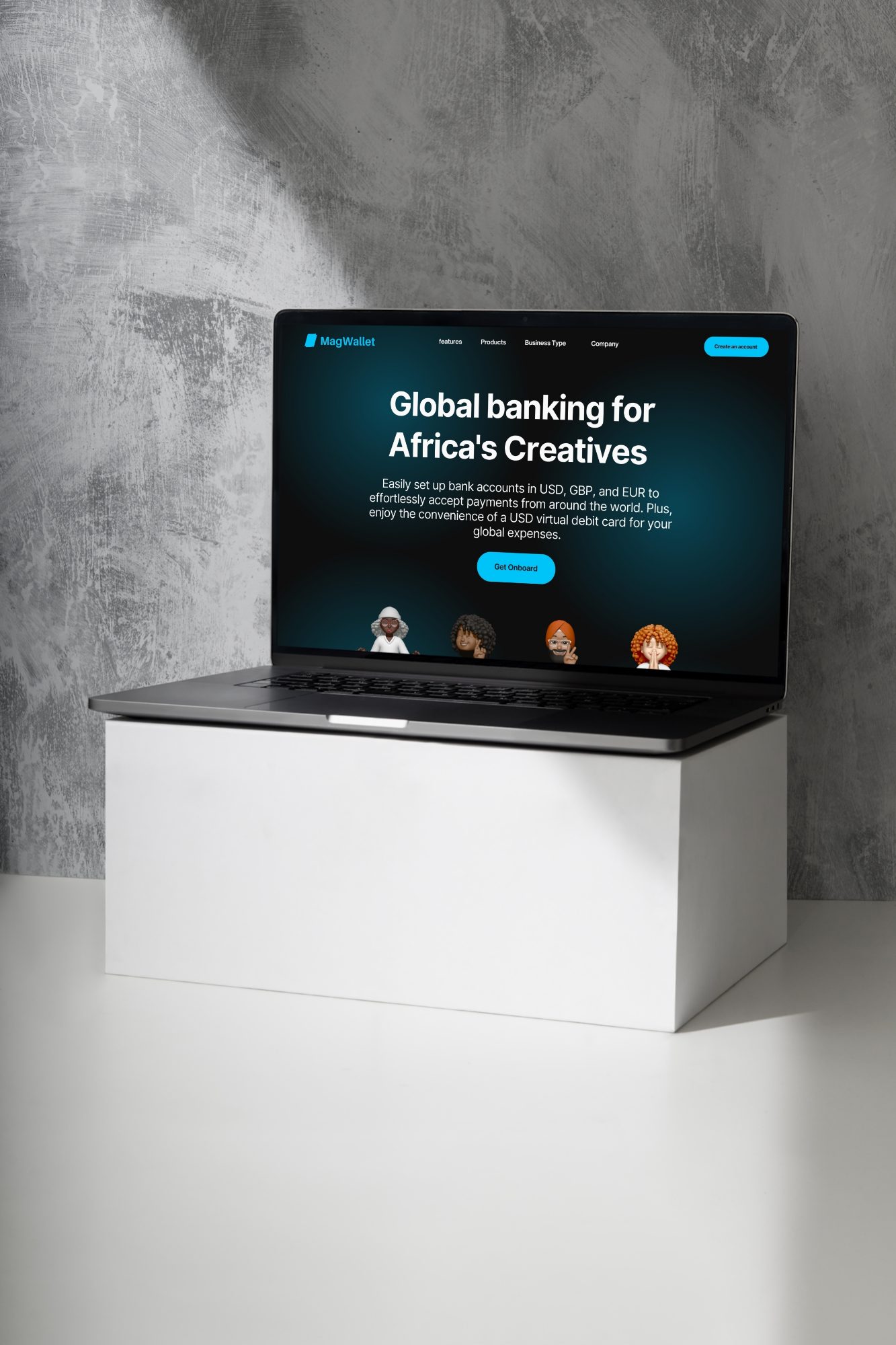 MagWallet Hero section website branding hero section no code tools product design ui ux design website designs website development