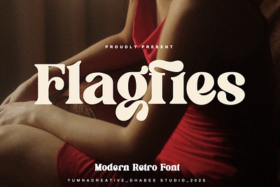 Flagfies – Modern Retro Font 90s decorative design display fashion flyer font groovy illustration magazine modern new old retro typeface typography ui urban vintage web