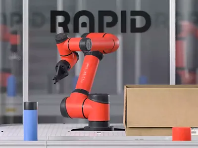 Rapid Robotics 3D 3d animation branding design graphic design icon icons illustration interface logo motion graphics softfacade ui ux