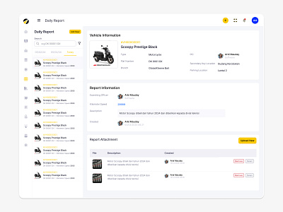 Daily Report - List Report - Web App design system design ui ux layout layout web app ui ui ux uiux web app web app design web design web design trend web layout