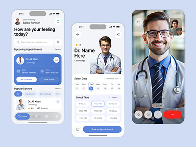 Healthcare Mobile App app design app designer app desing app ui ux design design doctor app design doctor app designer doctor mobile app figma uiux healthcare app healthcare mobile app medical app medical app design medical mobile app mobile app