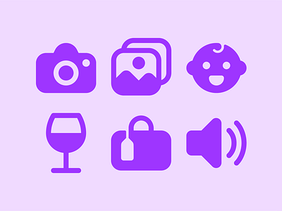 Badoo Icons badoo branding design graphic design icons illustration ui ux vector