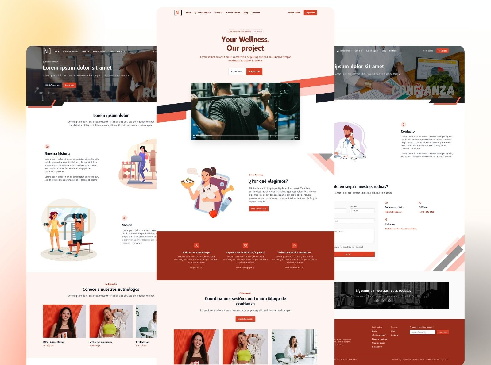Nutrition Lab Website design figma figma design prototype redesign ui uiux untitled ui ux website website redesign wireframe