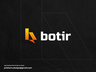 Bolt Logo - Botir b b logo bolt bolt logo brand brand identity branding color design graphic design letter b logo logo logo designer modern logo prio hans strong logo thunder thunder logo typography vector