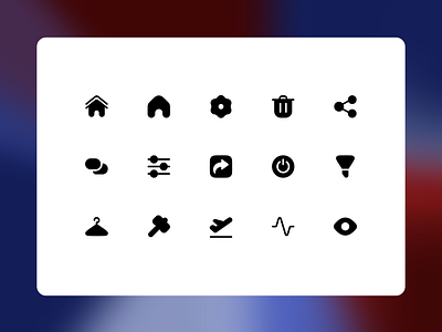 Versatile General Filled Icons by Iconstica app icon general icon library icon pack icon set iconography