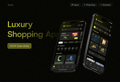 Luxury Shopping | E-Commerce Mobile App app design ecommerce luxury shopping mobile app shopping app ui