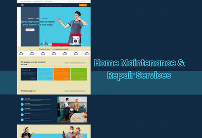 Home Maintenance & Repair Services website by Second Source 2ndsource desigin design ui ux website