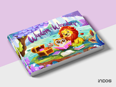 WISDOM & WONDER animal art book cover branding cartoon character design childrens book colorful cute design digital illustration disney drawing graphic design illustration kidlit kids pencil color sketch storybook