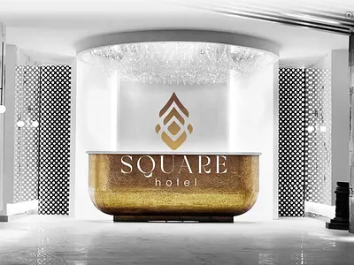 Square Hotel - UI/UX Design 3d branding graphic design logo motion graphics ui